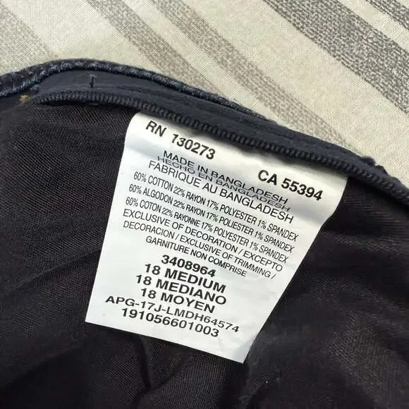 Lee Modern Series Total Freedom Bootcut Jeans Women's Size 18 Medium Dark Wash - Picture 2 of 11